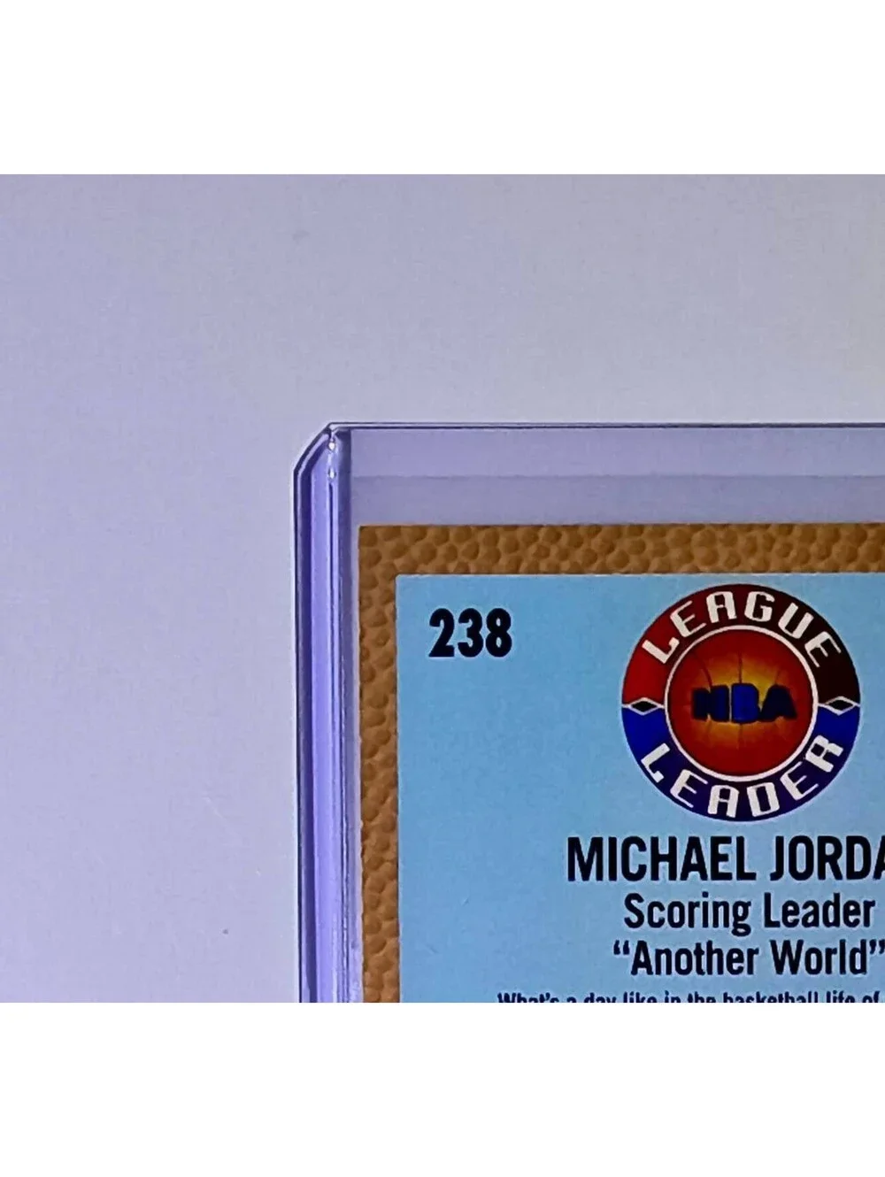 Michael Jordan 1992-93 Fleer League Leader #238 Basketball Card Chicago Bulls